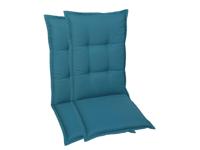 GO-DE Textil Tuinkussen (Stoelkussens voor stoelen met een normale rugleuning, Petrol) - thumbnail
