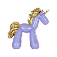 Richmond Decoratie 'Unicorn' 31cm, kleur Paars - thumbnail