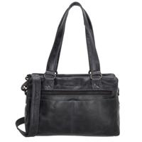 Hide & Stitches Porto Handbag-DarkBlue - thumbnail