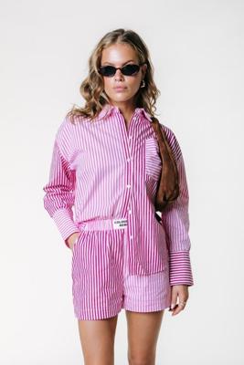 Colourful Rebel Shorts Lyn Stripe | Pink Colourful Rebel Shorts Lyn Stripe | Pink