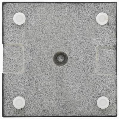 VidaXL Parasolvoet vierkant 20 kg graniet zwart