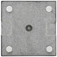 VidaXL Parasolvoet vierkant 20 kg graniet zwart - thumbnail