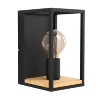 Eglo WandlampLibertad zwart met hout - 99796 - thumbnail