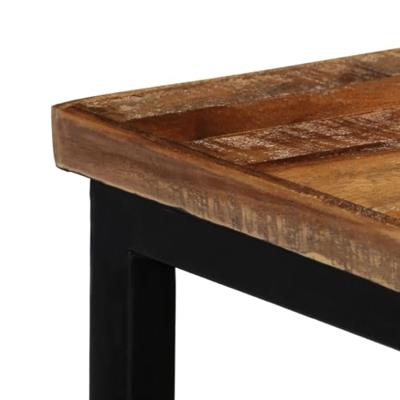 Wandtafel 90x30x76 cm massief gerecycled teakhout