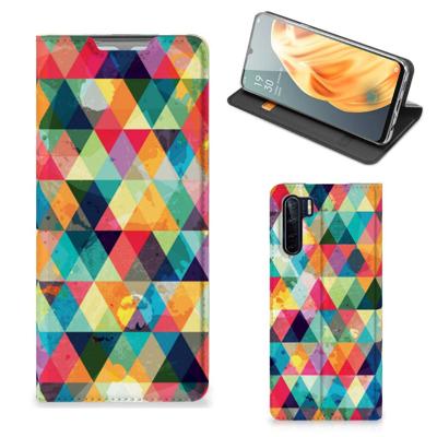 OPPO Reno3 | A91 | Hoesje met Magneet | Geruit OPPO Reno3 | A91 | Hoesje met Magneet | Geruit