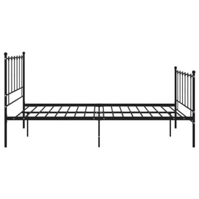 Bedframe metaal zwart 120x200 cm