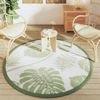 VidaXL Buitenkleed arakil ø160 cm polypropeen groen - thumbnail