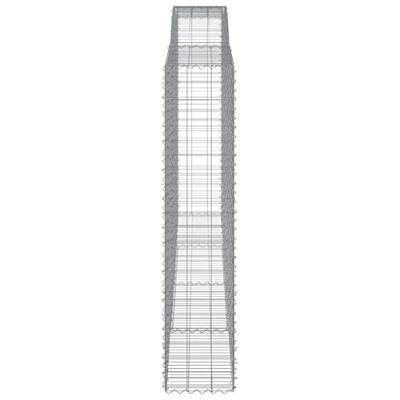 Schanskorven 15 st gewelfd 400x50x220/240 cm ijzer