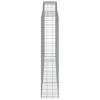 Schanskorven 15 st gewelfd 400x50x220/240 cm ijzer - thumbnail