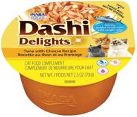 INABA Dashi Delights Tuna with cheese recipe - nat kattenvoer - 70g - thumbnail