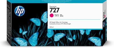 HP Inktcartridge 727 Origineel Magenta 300 ml F9J77A 1 stuk(s) HP Inktcartridge 727 Origineel Magenta 300 ml F9J77A 1 stuk(s)