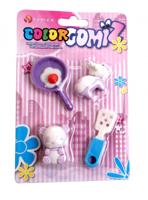 Symex gummen Color Gomiz 4 delig multicolor (#10) - thumbnail