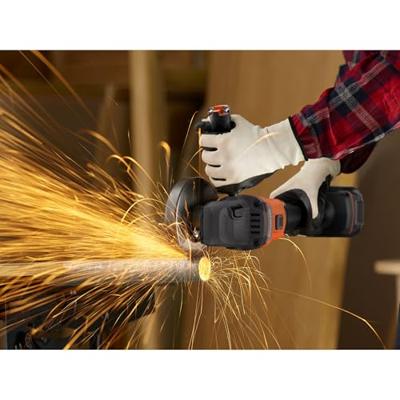 Accu haakse slijper - BLACK&DECKER - BCG6L8N-XJ - Borstelloos - 18V - 115m - Accu niet inbegrepen