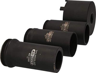 KS Tools 460.5635 Set steekmoeren met 3 geleidebuizen voor Mercedes, Ø 75 mm, 4-delig