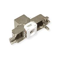 VALUE Cat.6A (klasse EA) Keystone, RJ-45, afgeschermd, zonder gereedschap, SLIM. - thumbnail