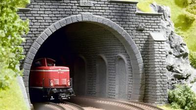 NOCH 58031 H0 Tunnel-binnenwand Hardschuim model, Gebogen NOCH 58031 H0 Tunnel-binnenwand Hardschuim model, Gebogen