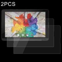 2 stuks voor LG G Pad III 10.1 inch 9 H oppervlakte hardheid Tempered glas Screen Protector - thumbnail