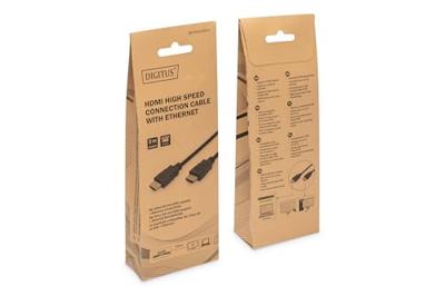 Digitus DB-330123-020-S HDMI-kabel HDMI Aansluitkabel HDMI-A-stekker, HDMI-A-stekker 2.00 m Zwart 4K UHD, Audio Return Channel (ARC) Digitus DB-330123-020-S HDMI-kabel HDMI Aansluitkabel HDMI-A-stekker, HDMI-A-stekker 2.00 m Zwart 4K UHD, Audio Return Channel (ARC)