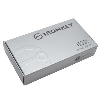 IronKey D300S 64GB - USB-flashstation - gecodeerd - 64 GB - USB 3.1 Gen 1 - FIPS 140-2 Level 3 IronKey D300S 64GB - USB-flashstation - gecodeerd - 64 GB - USB 3.1 Gen 1 - FIPS 140-2 Level 3