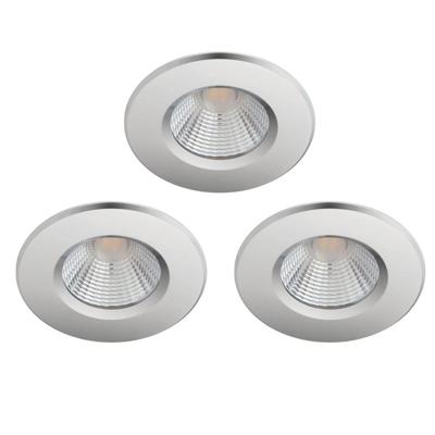 Philips set van 3 inbouwspotsDive 3x6w - 2700K - 8,5cm chroom - 78967100