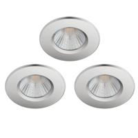 Philips set van 3 inbouwspotsDive 3x6w - 2700K - 8,5cm chroom - 78967100 - thumbnail