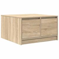 Salontafel met lades 70,5x70x40 cm Sonoma eikenkleurig - thumbnail