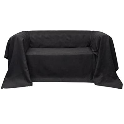 VidaXL Bankhoes 210x280 cm microsuède antraciet VidaXL Bankhoes 210x280 cm microsuède antraciet