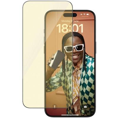 PanzerGlass ® Eyecare Screen Protection iPhone 15 Pro Max | Ultra-Wide Fit w. EasyAligner