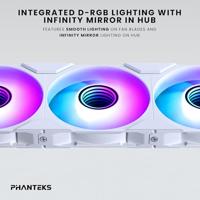 Phanteks PH-F120M25_G2_DWT01 PC-ventilator Wit (b x h x d) 120 x 25 x 120 mm - thumbnail