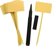 Plaatetiketten met tuinstift - thumbnail
