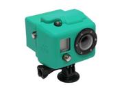 Xsories Hoed Siliconen Cover voor GoPro HD HERO, Groen, Eén maat - thumbnail