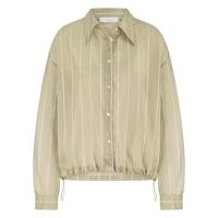 Nukus Iris Blouse Stripe | Gold/Off White - thumbnail