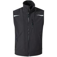 Pionier WORKWEAR Pionier softshell vest "uni" softshell vest gr. m pioneer black - thumbnail