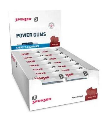 Sponser power gums 20x bags in displaybox aroma: coke