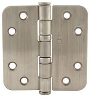 Ivana kogelscharnier - 89x89x2,5mm - afgerond - RVS - thumbnail