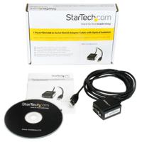 Adapter USB naar RS232 Startech ICUSB2321FIS Zwart - thumbnail