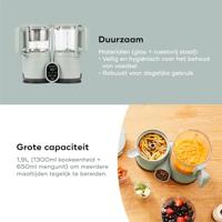 Multifunctionele keukenmachine Nutribaby Glass BABYMOOV groen - thumbnail