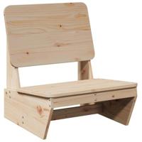 Tuinstoelen 2 st 60x64x70,5 cm massief grenenhout - thumbnail