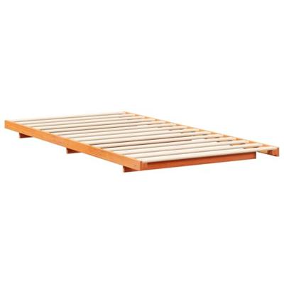 Bedframe Wasbruin 75 x 190 cm Massief grenenhout