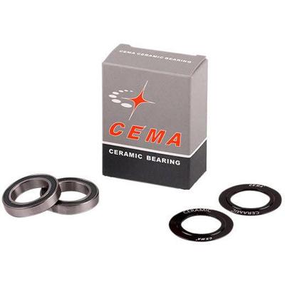 Cema kogellager set voor 24mm bottom bracket keramisch zwart