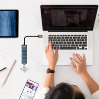 USB-HUB 4 Poorten NANOCABLE 10.16.4402 USB 3.0 - thumbnail