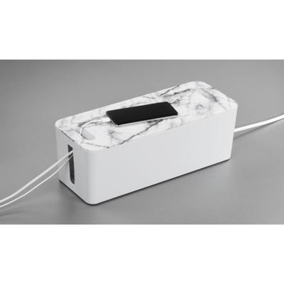 Hama Kabelbox Marmerdesign Maxi Kabelgeleiding In Het Deksel 40,0 X 15,6 X 13,5 Cm Hama Kabelbox Marmerdesign Maxi Kabelgeleiding In Het Deksel 40,0 X 15,6 X 13,5 Cm