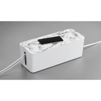 Hama Kabelbox Marmerdesign Maxi Kabelgeleiding In Het Deksel 40,0 X 15,6 X 13,5 Cm - thumbnail