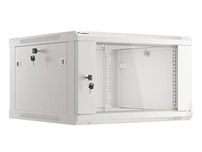 Lanberg WF01-6606-10S rack 6U Wandrek Grijs