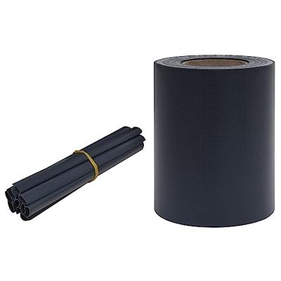 VidaXL Tuinscherm 35x0,19 m pvc mat donkergrijs