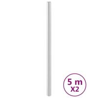 VidaXL Meubelfolies zelfklevend 90x500 cm pet zilverkleurig - thumbnail