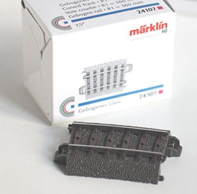 H0 Märklin C-rails (met ballastbed) 24107 Gebogen rails 6 stuk(s)