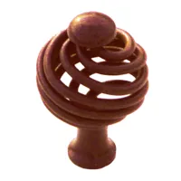 HHD Pro Meubelknop Kasttrekker Spiralus Rond Roest - thumbnail