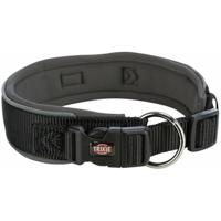 TRIXIE PREMIUM HALSBAND HOND EXTRA BREED ZWART / GRAFIET GRIJS 46-55X5 CM - thumbnail