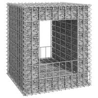 VidaXL Schanskorf paal 50x50x60 cm ijzer - thumbnail